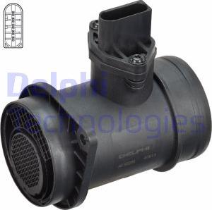 Delphi AF10260-12B1 - Датчик потока, массы воздуха autosila-amz.com