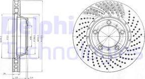 Delphi BG9094C - Тормозной диск autosila-amz.com