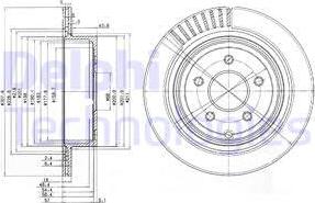 Delphi BG4041 - Тормозной диск autosila-amz.com