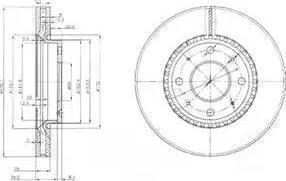 Parts-Mall HCCB-040 - Тормозной диск autosila-amz.com