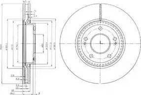 Parts-Mall HCCA-065 - Тормозной диск autosila-amz.com