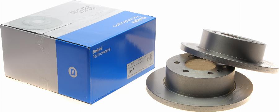 Delphi BG4033 - Тормозной диск autosila-amz.com
