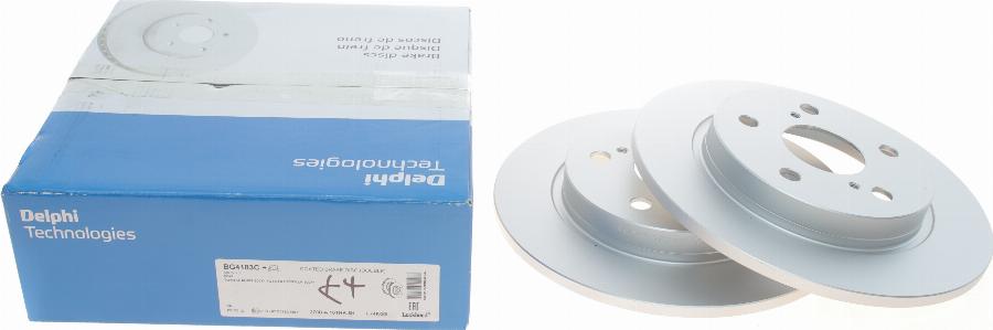 Delphi BG4183C - Тормозной диск autosila-amz.com