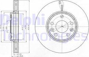 Delphi BG4264C - Тормозной диск autosila-amz.com