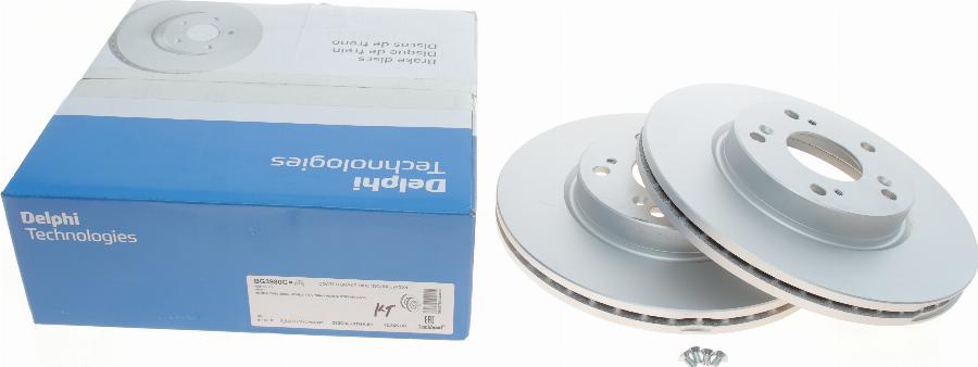 Delphi BG3980C - Тормозной диск autosila-amz.com