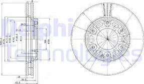 Delphi BG3193 - Тормозной диск autosila-amz.com