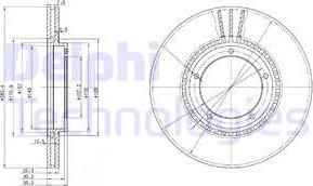 Delphi BG2692 - Тормозной диск autosila-amz.com