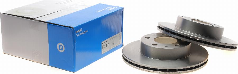 Delphi BG2847 - Тормозной диск autosila-amz.com