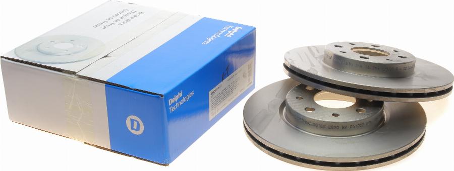 Delphi BG2830 - Тормозной диск autosila-amz.com