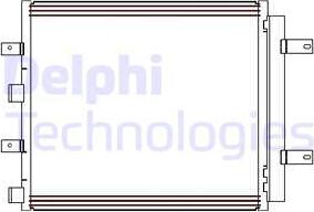 Delphi CF20241 - Конденсатор кондиционера autosila-amz.com