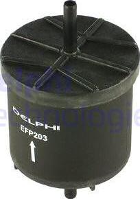 Delphi EFP203 - Топливный фильтр autosila-amz.com