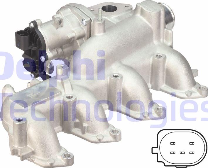 Delphi EG10451-12B1 - Клапан возврата ОГ autosila-amz.com