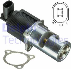 Delphi EG10405-12B1 - Клапан возврата ОГ autosila-amz.com