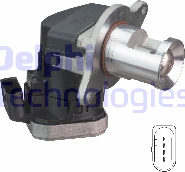 Delphi EG10428-12B1 - Клапан возврата ОГ autosila-amz.com