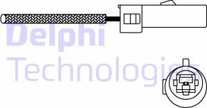 Delphi ES10997-12B1 - Лямбда-зонд, датчик кислорода autosila-amz.com