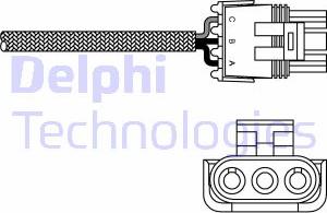 Delphi ES10968-12B1 - Лямбда-зонд, датчик кислорода autosila-amz.com