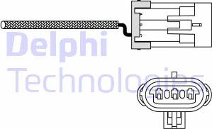 Delphi ES10988-12B1 - Лямбда-зонд, датчик кислорода autosila-amz.com