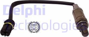 Delphi ES10983-12B1 - Лямбда-зонд (количество проводов 4, 300мм) BMW 3 (E46), 5 (E39), 5 (E60), 5 (E61), 7 (E38), 7 (E65, autosila-amz.com