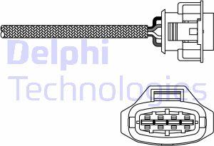 Delphi ES10790-12B1 - Лямбда-зонд, датчик кислорода autosila-amz.com