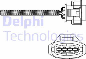 Delphi ES10792-12B1 - Лямбда-зонд, датчик кислорода autosila-amz.com
