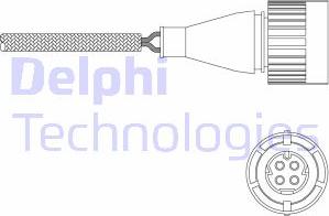 Delphi ES11047-12B1 - Лямбда-зонд, датчик кислорода autosila-amz.com
