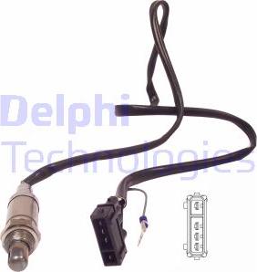 Delphi ES11010-12B1 - Лямбда-зонд, датчик кислорода autosila-amz.com
