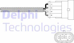 Delphi ES20302-12B1 - лямбда-зонд!\ Alfa Romeo 147/166,Fiat Bravo/Idea/Punto 1.2-3.0i 98> autosila-amz.com