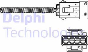 Delphi ES20293-12B1 - Лямбда-зонд, датчик кислорода autosila-amz.com