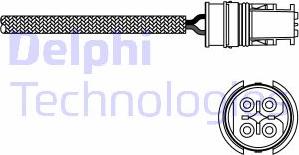 Delphi ES20274-12B1 - Лямбда-зонд, датчик кислорода autosila-amz.com