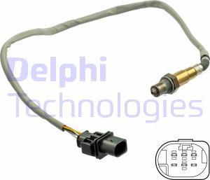 Delphi ES21065-12B1 - Лямбда-зонд, датчик кислорода autosila-amz.com