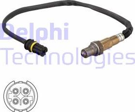 Delphi ES21190-12B1 - Лямбда-зонд, датчик кислорода autosila-amz.com