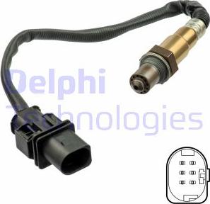 Delphi ES21113-12B1 - Лямбда-зонд, датчик кислорода autosila-amz.com