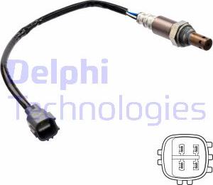 Delphi ES21346-12B1 - Лямбда-зонд, датчик кислорода autosila-amz.com
