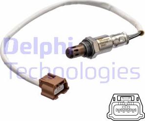 Delphi ES21259-12B1 - Лямбда-зонд, датчик кислорода autosila-amz.com