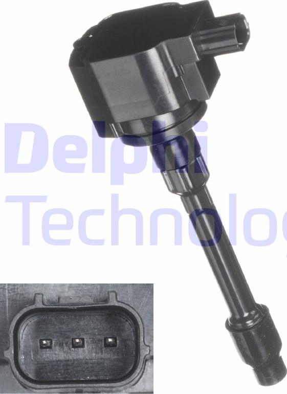 Delphi GN10886-11B1 - Катушка зажигания autosila-amz.com