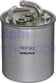 Delphi HDF562 - Топливный фильтр autosila-amz.com
