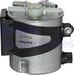 Delphi HDF584 - Топливный фильтр autosila-amz.com