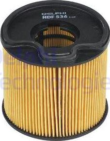Delphi HDF536 - Топливный фильтр autosila-amz.com