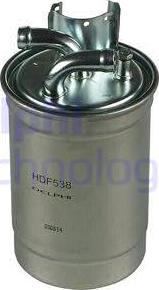 Delphi HDF538 - Топливный фильтр autosila-amz.com