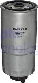 Delphi HDF571 - Фильтр топливный Citroen Jumper, Peugeot Boxer 2.8HDi 00- autosila-amz.com