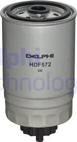 Delphi HDF572 - Топливный фильтр autosila-amz.com