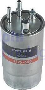 Delphi HDF666 - Топливный фильтр autosila-amz.com