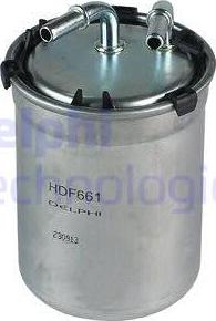 Delphi HDF661 - Топливный фильтр autosila-amz.com