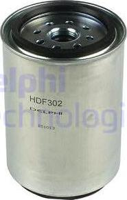 Delphi HDF302 - Топливный фильтр DELPHI HDF 302 autosila-amz.com