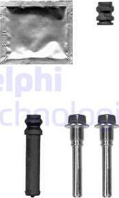 Delphi KS1053 - Комплект направляющей гильзы, тормозной поршень autosila-amz.com