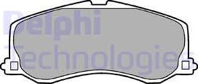 Delphi LP945 - Тормозные колодки, дисковые, комплект autosila-amz.com