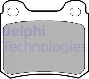 Delphi LP915 - Тормозные колодки, дисковые, комплект autosila-amz.com