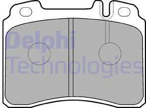 Delphi LP929 - Тормозные колодки, дисковые, комплект autosila-amz.com