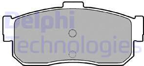 Delphi LP975 - Тормозные колодки, дисковые, комплект autosila-amz.com