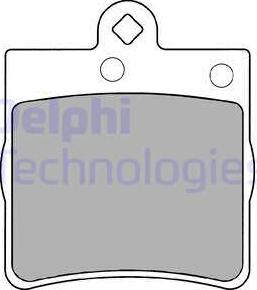 Delphi LP1403 - LP1403 колодки дисковые з.\ MB W202 1.8-2.5TD 93-01/W210 2.0-3.0TD 96-02 autosila-amz.com